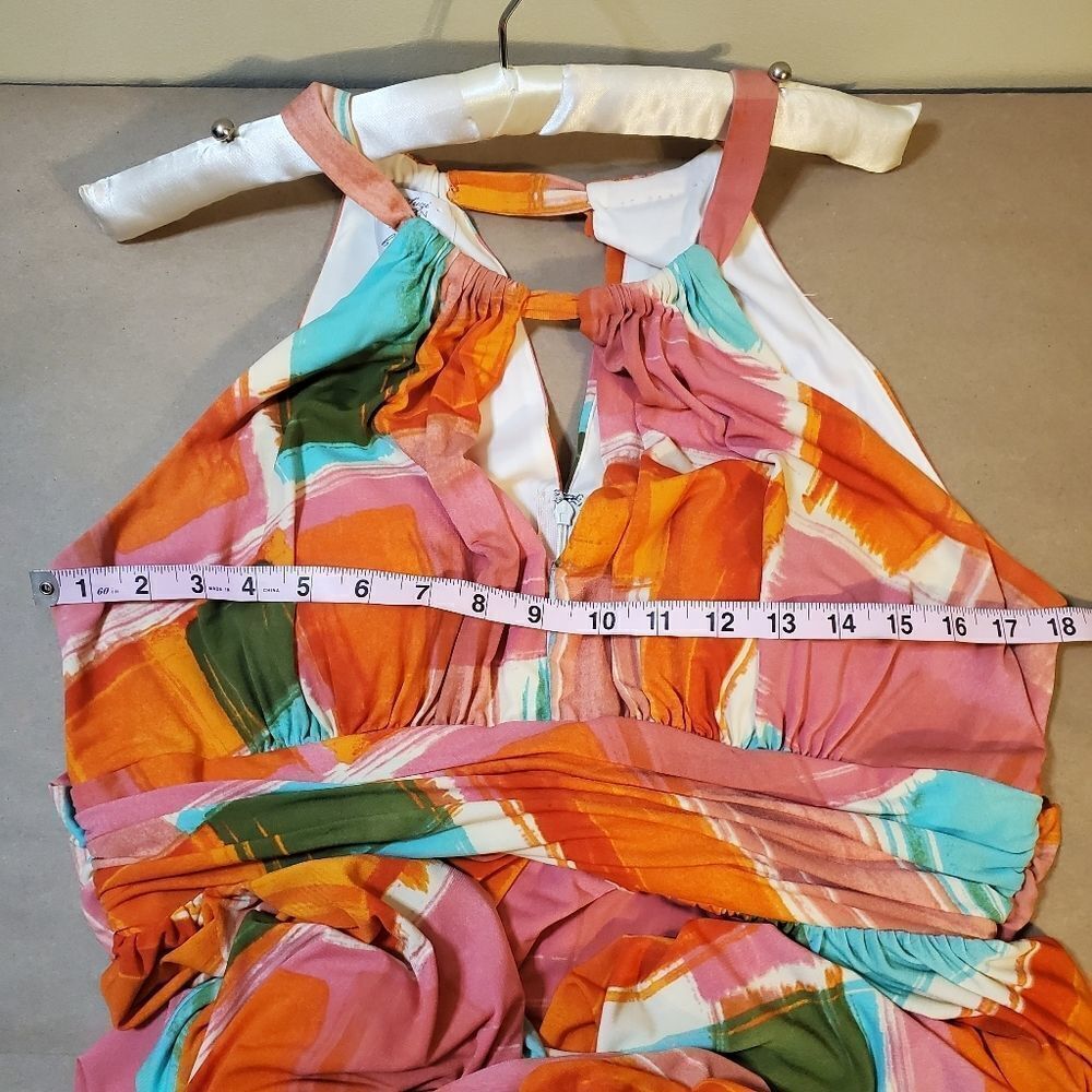 Colorfull Halter Dress - Picture 9 of 11